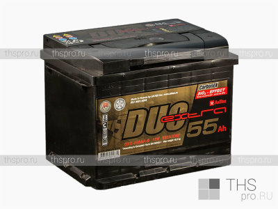 Аккумулятор DUO EXTRA 55Ah 530EN о.п.(242х175х190)