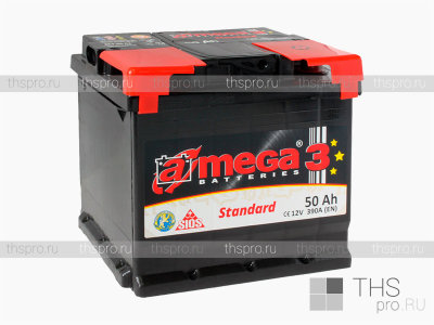 Аккумулятор A MEGA BATTERIES Standard  50Ah EN390 п.п (207x175x190)