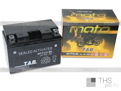 Аккумулятор TAB SEALED ACTIVATED BATTERY  10Ah EN140 п.п (150x88x110) (MYTZ12-BS)