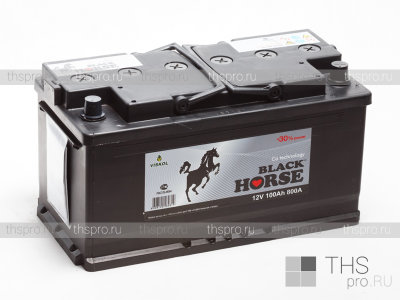 Аккумулятор Black Horse 100Ah 800EN о.п.(353х175х190)