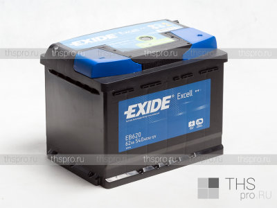 Аккумулятор EXIDE EXCELL  62Ah EN540 о.п.(242х175х190) (EB620)