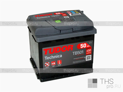 Аккумулятор TUDOR Technica  50Ah EN450 п.п.(207x175x190) (TB501)