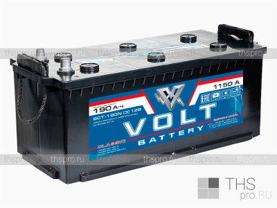 Аккумулятор VOLT CLASSIC 190Ah EN1150 о.п.(516x223x223)