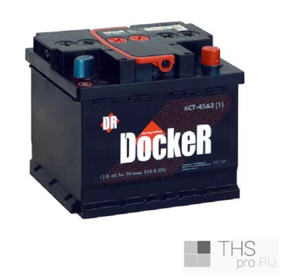 Аккумулятор DOCKER  45Ah EN330 о.п.(207×175×190)