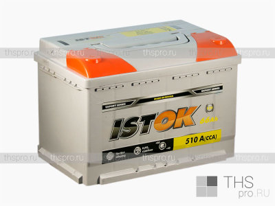 Аккумулятор  ISTOK   66Ah EN510 п.п.(277х175х190)