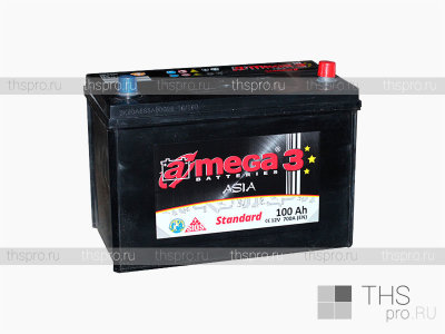 Аккумулятор A MEGA BATTERIES Standard Asia 100Ah EN700 о.п (303x171x222)