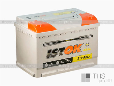 Аккумулятор  ISTOK   66Ah EN510 о.п.(277х175х190)