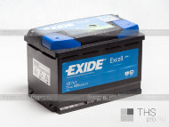 Аккумулятор EXIDE EXCELL  74Ah EN680 п.п.(278х175х190) (EB741)