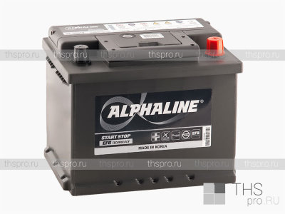 Аккумулятор ALPHALINE EFB 60Ah 560A (EN) о.п.(242x175x190) 56010