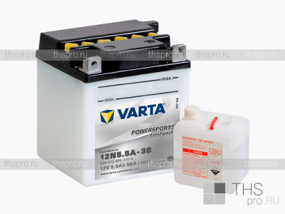 Аккумулятор VARTA  5.5Ah EN58 о.п.(103х90х114) POWERSPORTS Freshpack (12N5A.5-3B) (506012004)