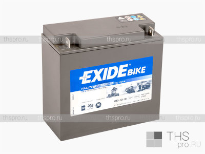 Аккумулятор EXIDE bike 16Ah EN100 о.п.(180x75x165) (GEL12-16)