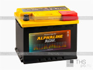 Аккумулятор ALPHALINE AGM 60Ah 680A (EN) о.п.(242x175x190) 560680 