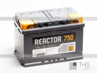 Аккумулятор REACTOR 75Ah EN820 о.п. (275х177х190)