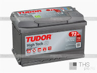Аккумулятор TUDOR High-Tech  72Ah EN720 о.п.(278x175x175) (TA722)