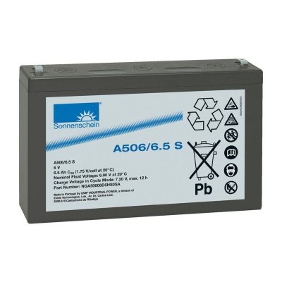 Аккумулятор Sonnenschein А500 A506/6,5 S 6V 6,5Ah (152x34,5x98,4) (NGA50606D5HS0SA)