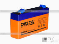 Аккумулятор DELTA   6V  1,2Ah (DTM 6012) (97х24х58)
