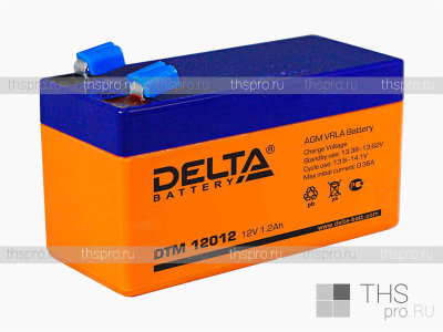 Аккумулятор DELTA  12V   1,2Ah (DTM 12012) (97х43х58)