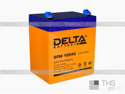 Аккумулятор DELTA  12V   4,5Ah (DTM 12045) (90х70х107)
