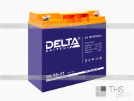 Аккумулятор DELTA  12V  17Ah (GX 12-17) (181х77х167)