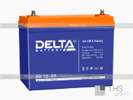 Аккумулятор DELTA  12V  60Ah (GX 12-60) (258х166х235)