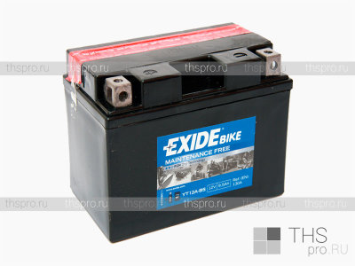Аккумулятор EXIDE bike  9,5Ah EN130 п.п.(150x87x105) (ET12A-BS/YT12A-BS)