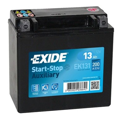 Аккумулятор EXIDE START-STOP AUXILIARY AGM 13Ah EN200 п.п.(150x90x145) (EK131 )