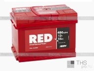 Аккумулятор RED  55Ah EN480 о.п.(242х175х190)