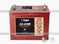Аккумулятор TROJAN 24-AGM 12V 24-AGM (5/67Ah; 20/76Ah; 100/84Ah) (274х174х219) (BCI 24)