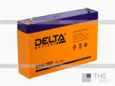 Аккумулятор DELTA   6V  7Ah (DTM 607) (151х34х100)