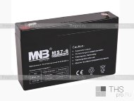 Аккумулятор MNB 6V 7Ah (MS7-6) (151x35x94)