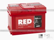 Аккумулятор RED  62Ah EN560 о.п.(242х175х190)