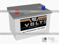 Аккумулятор VOLT PROFESSIONAL (K)  75Ah EN680 п.п.(258x173x220) (борт)