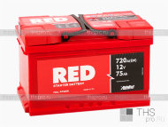 Аккумулятор RED  75Ah EN720 п.п.(278x175x175)