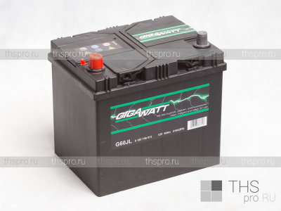 Аккумулятор  GIGAWATT  60Ah EN510 п.п.(232х173х225) (G60JL) (0185756013)