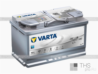 Аккумулятор  Varta Silver Dynamic AGM  80Ah EN800 о.п.(315х175х190) (F21) 580901080D852