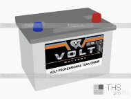 Аккумулятор VOLT PROFESSIONAL (K)  75Ah EN680 о.п.(258x173x220) (борт)