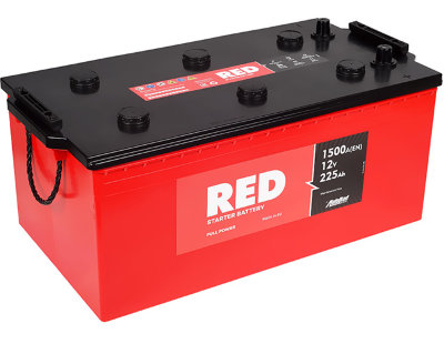 Аккумулятор RED 225Ah EN1500 п.п.(518х279х240)