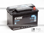Аккумулятор EXIDE CLASSIC  70Ah EN640 о.п.(278х175х190) (EC700)