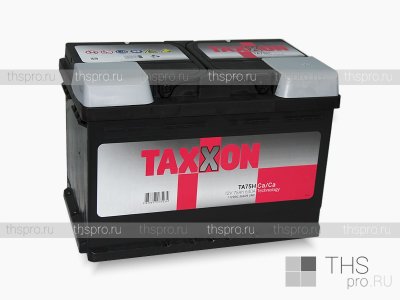 Аккумулятор Taxxon  75Ah EN640 о.п. (278х175х190) (56609)