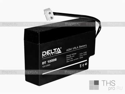 Аккумулятор DELTA  12V   0,8Ah (DT 12008) (97х25х63)