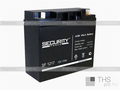 Аккумулятор SECURITY FORCE  12V  17Ah (SF 1217) (182х76х167)
