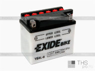 Аккумулятор EXIDE bike  4Ah EN50 о.п.(120x70x92) (EB4L-B/YB4L-B)