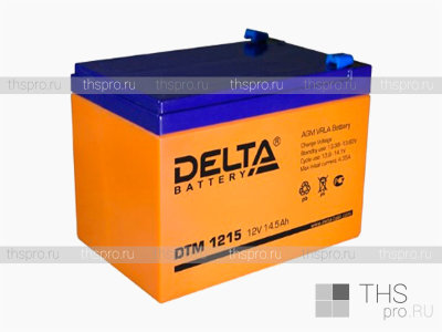 Аккумулятор DELTA 12V 15Ah [DTM 1215] (151x98x95)