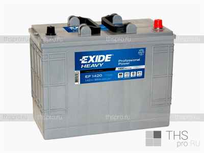 Аккумулятор EXIDE HEAVY Power PRO (PROFFESIONAL POWER) 142Ah EN850 о.п.(349х175х290) (EF1420)