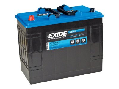 Аккумулятор EXIDE MARINE & LEASURE range Dual 142Ah EN850 п.п.(350x175x290) (ER650)