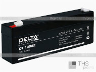 Аккумулятор DELTA  12V   2,2Ah (DT 12022) (178х35х66)