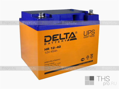 Аккумулятор DELTA  12V  45Ah (HR12-40) (198х166х170)