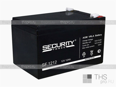 Аккумулятор SECURITY FORCE  12V  12Ah (SF 1212) (151х98х95)