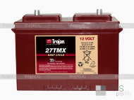 Аккумулятор TROJAN 27TMX 12V (5/85Ah; 20/105Ah; 100/117Ah) (323х168х235) (BCI 27)