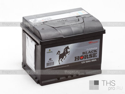 Аккумулятор Black Horse 55Ah 480EN п.п.(242х175х190)